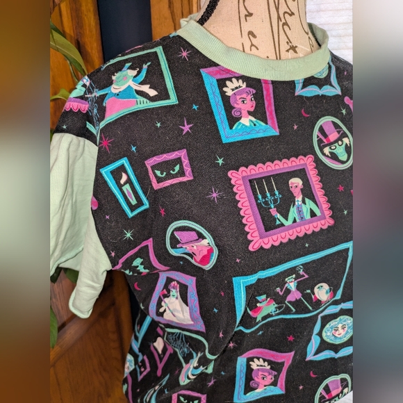Disney The Haunted Mansion Ghosts Short Sleep Set Size Medium - Picture 6 of 9